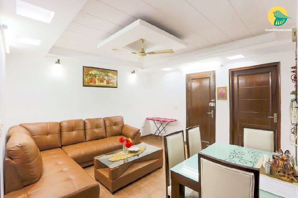 Well-appointed 3 BHK for large groups